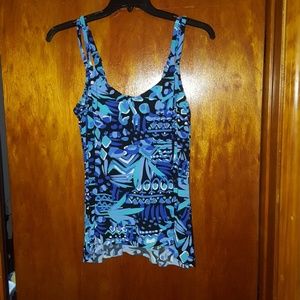 Beautiful plus size tankini top